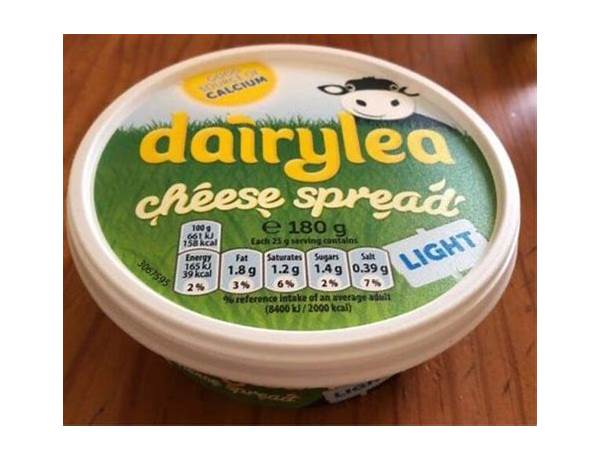 Dairylea processed cheese-spread regular food facts